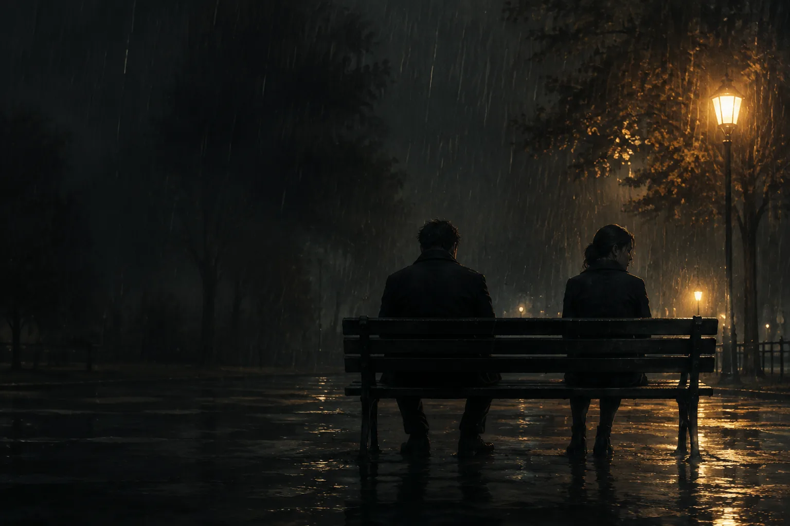 Featured artwork for Rain and the Girl — Again